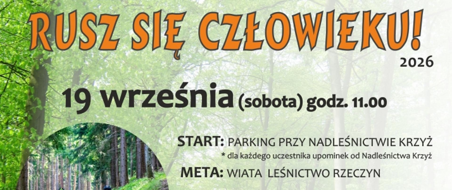 Rusz się Człowieku - zaproszenie
