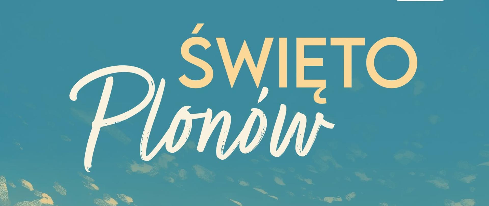 Grafika zapowiadająca Święto Plonów w Konstantynowie Łódzkim. Msza dożynkowa 13 września o godz. 11:30 w kościele Narodzenia NMP przy pl. Kościuszki 4/5. Po mszy tradycyjny poczęstunek.