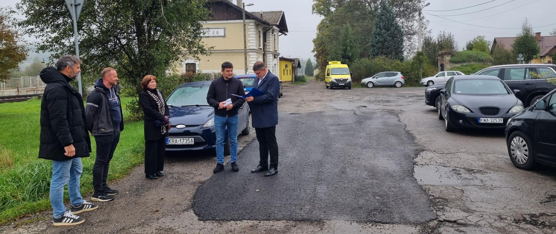 Przekazanie placu budowy - parking PKP Leńcze