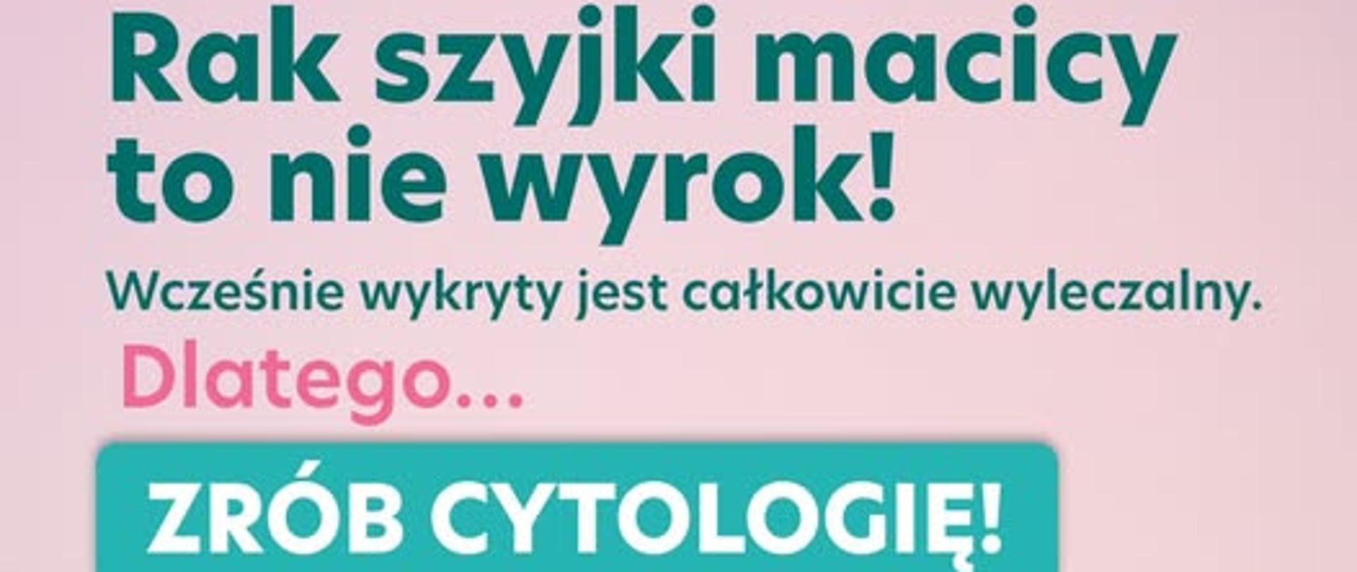 Dbaj o zdrowie – skorzystaj z bezpłatnej cytologii