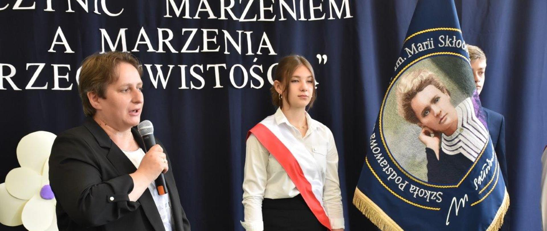 Pani Wójt przemawia do gości