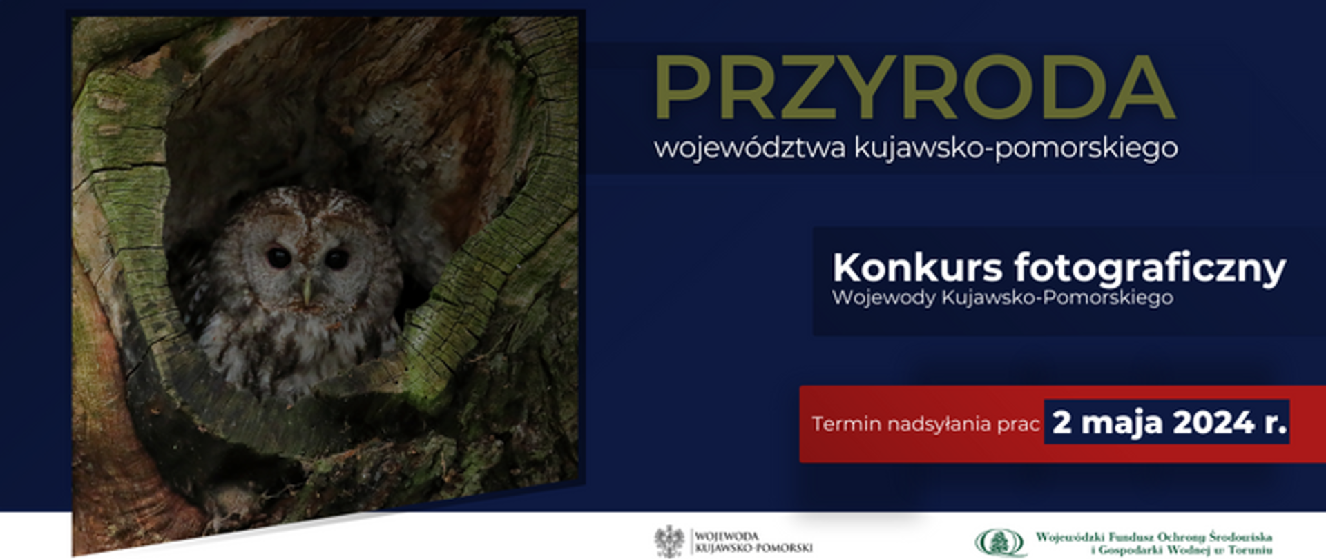 Wojewoda Kujawsko-Pomorski serdecznie zaprasza miłośników przyrody i fotografii do udziału w kolejnej edycji konkursu fotograficznego pn. „Przyroda województwa kujawsko-pomorskiego”. 