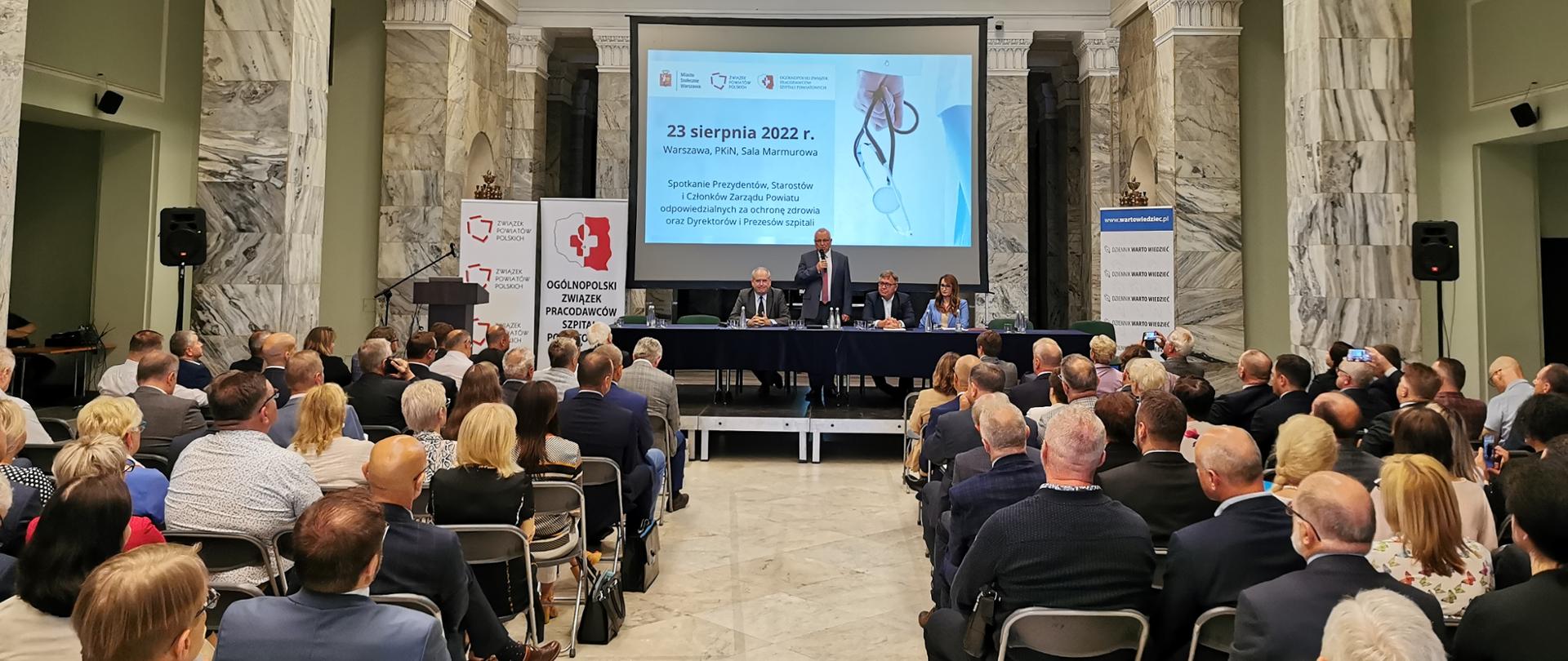 Konferencja dotycząca finansowych skutków ustawy dla szpitali powiatowych