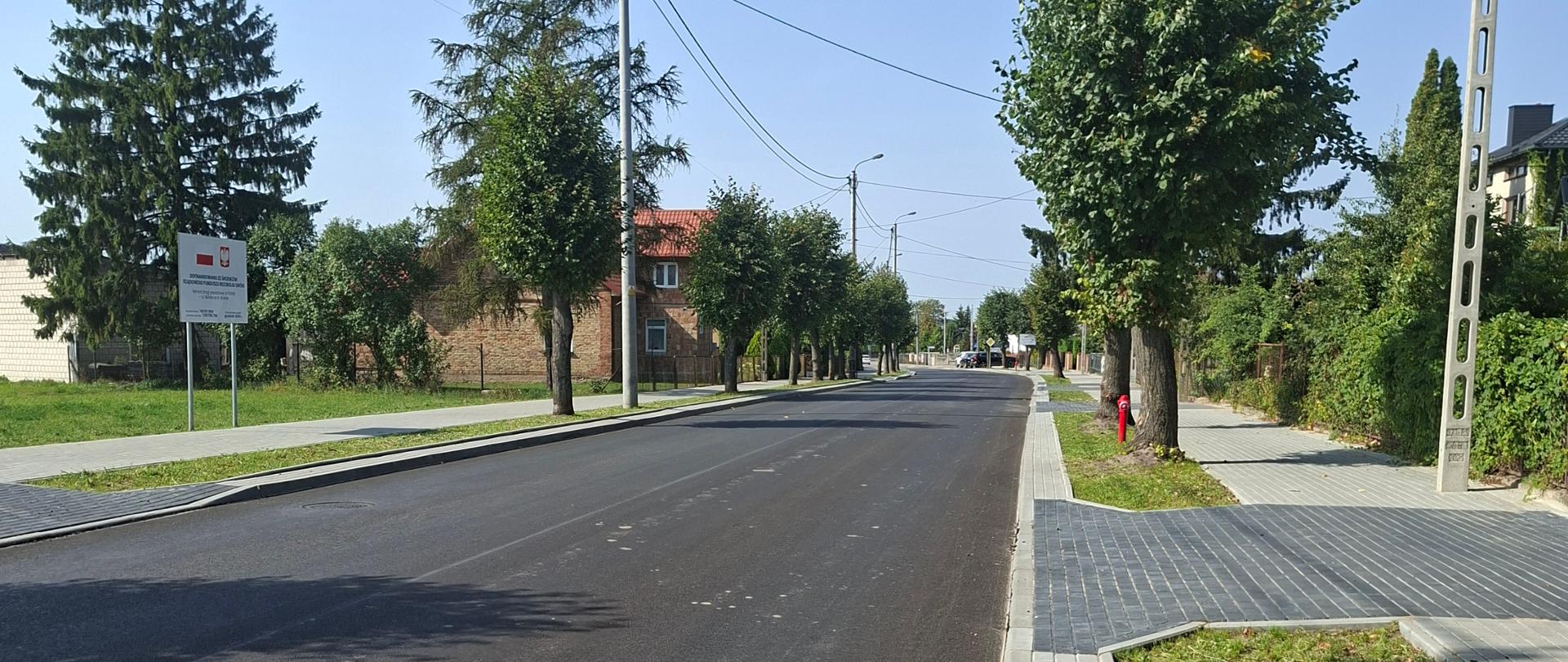 ul. Bielska w Brańsku po przebudowie