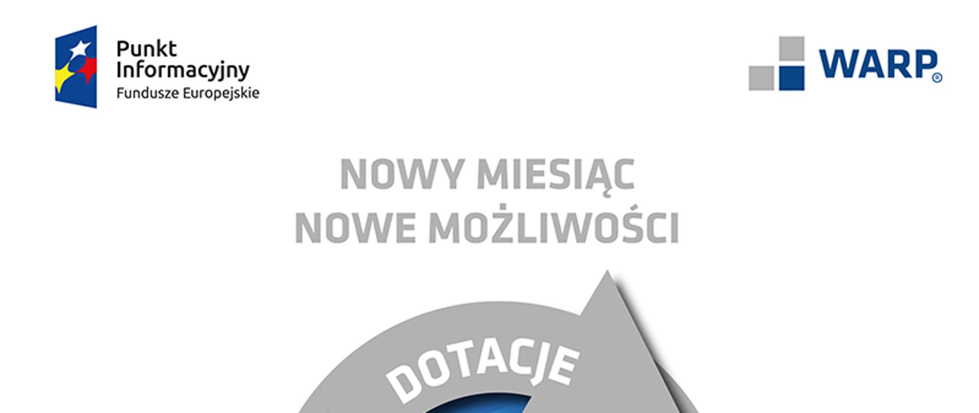 Nowy miesiąc - nowe możliwości. Punkty Informacyjne Funduszy Europejskich zapraszają na "Cykl bezpłatnych webinariów". Tel.: 616506235