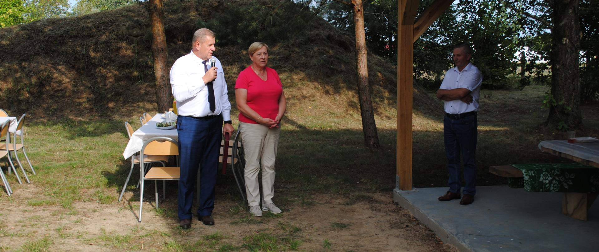 I Piknik Rodzinny Nałogowski - przemawia starosta Sławomir Jerzy Snarski