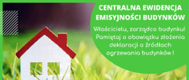 grafika z napisem Centralna Ewidencja Emisyjności Budynków (CEEB)