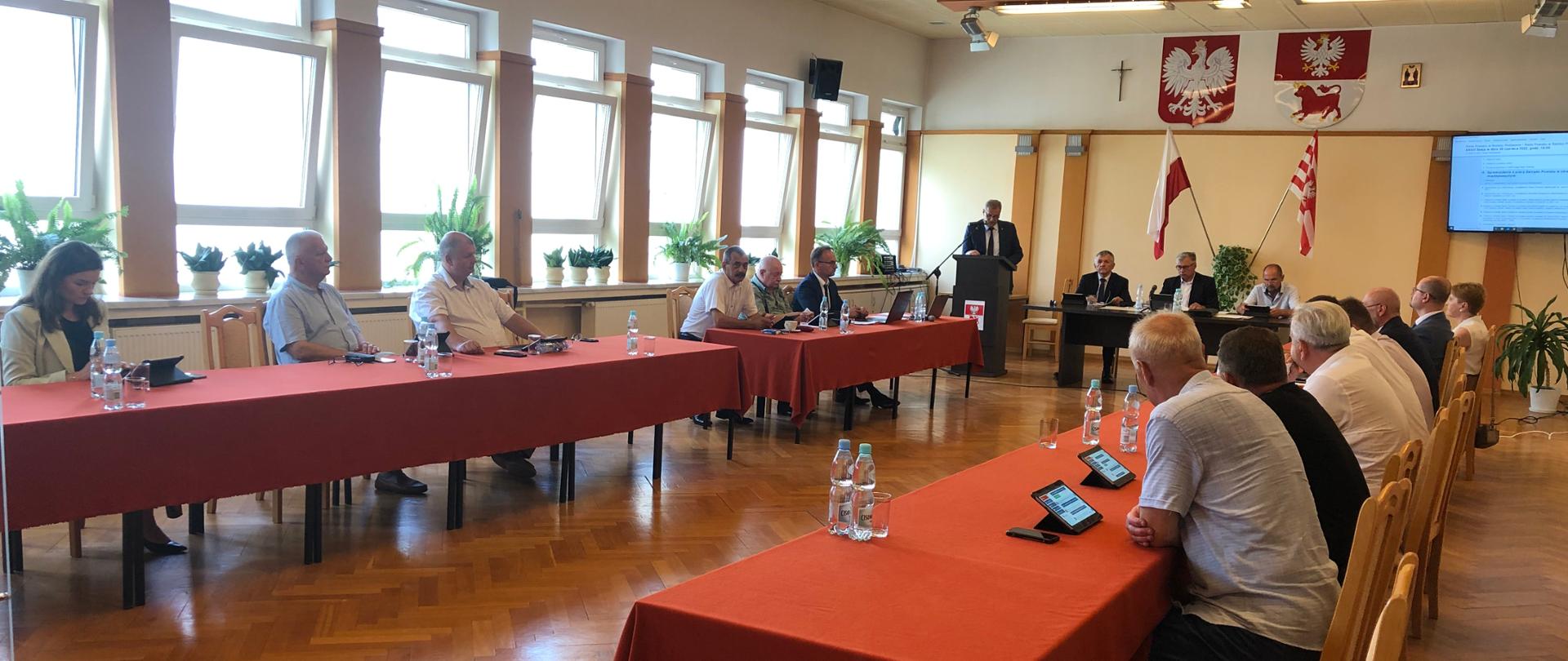 Obrady XXXIII sesji Rady Powiatu w Bielsku Podlaskim - 30 czerwca 2022 r.