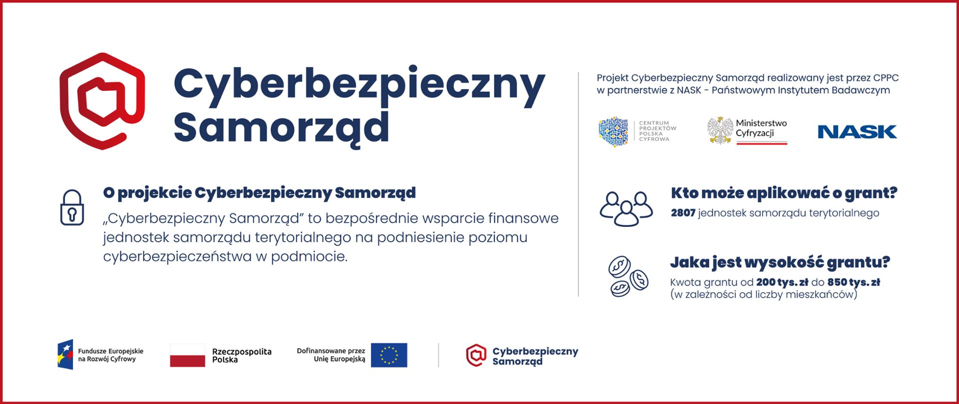 
Cyberbezpieczny Samorząd - baner reklamowy