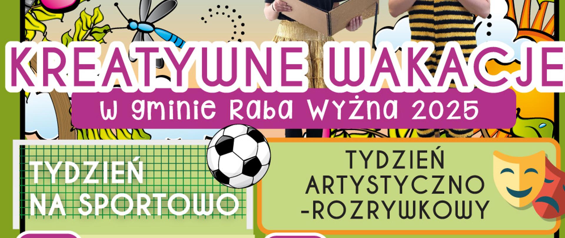 Plakat wydarzenia Kreatywne wakacje