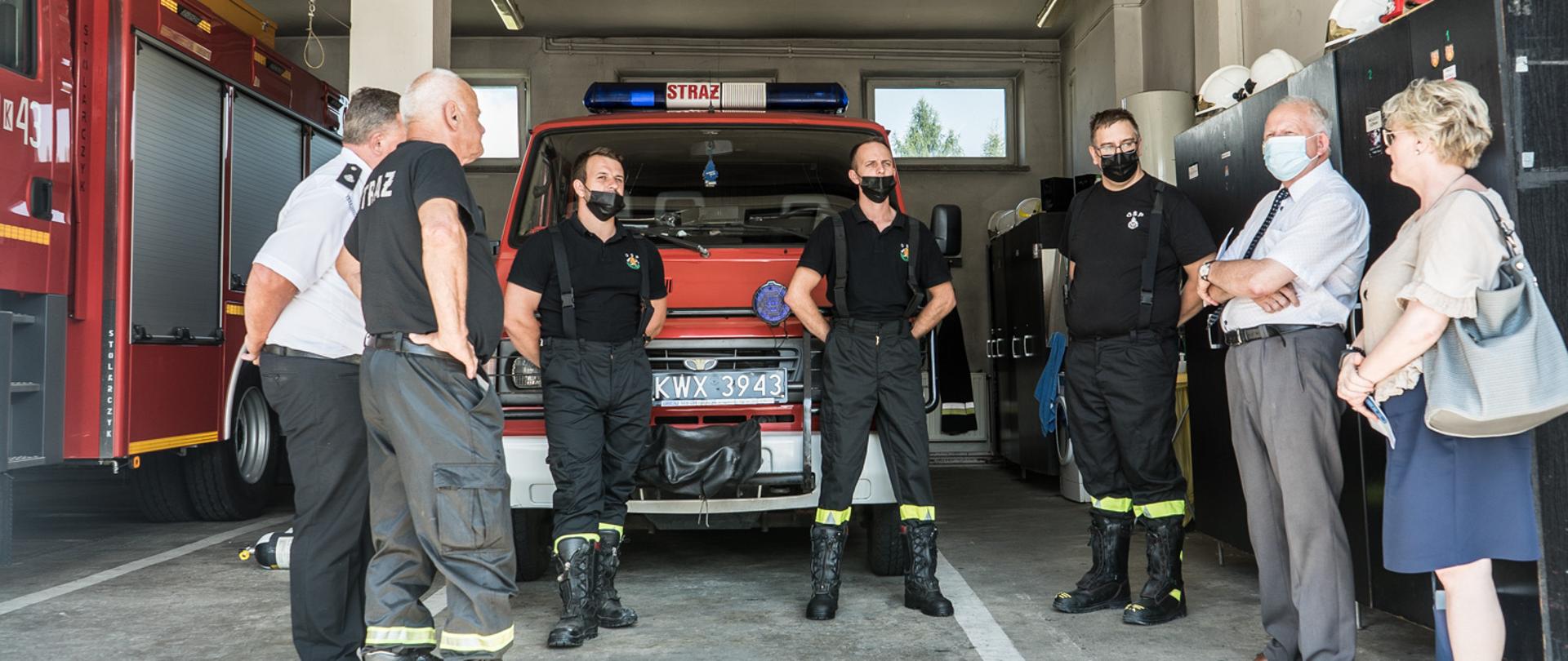 Coroczna wizyta w jednostkach Ochotniczych Straży Pożarnych z terenu gminy Kalwaria Zebrzydowska
