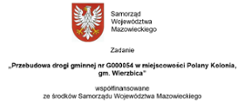 Przebudowa drogi gminnej nr G000054 w miejscowości Polany Kolonia, gm. Wierzbica