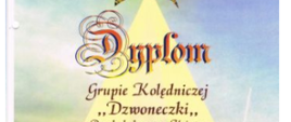 Dyplom dla grupy Dzwoneczki