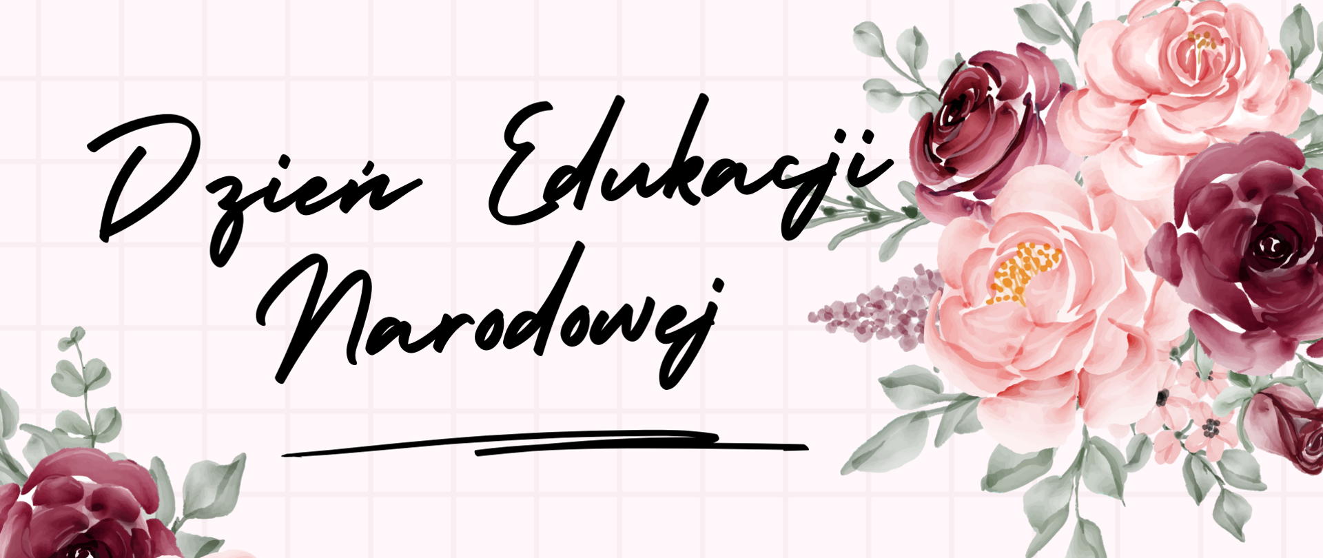 kwiaty w kolorze różu i borda