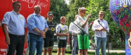 Przemówienia oficjeli podczas Tour de Lubelskie