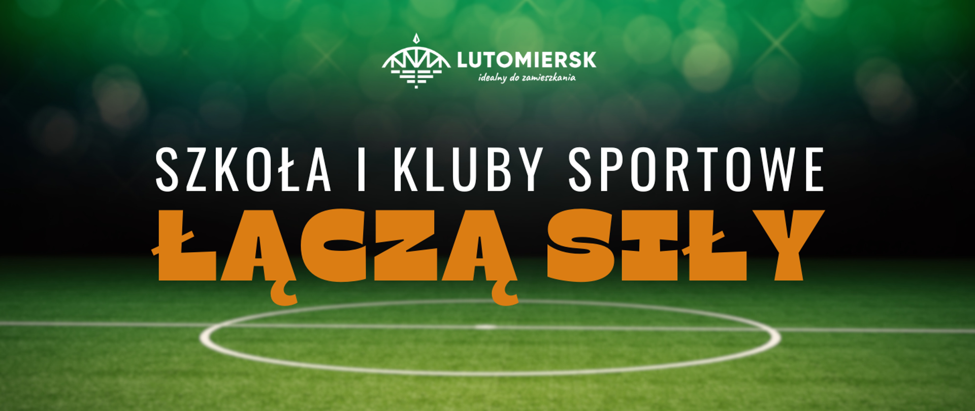 baner o tym ze szkolą i klub sportowy łącza siły w sprawie sportu 