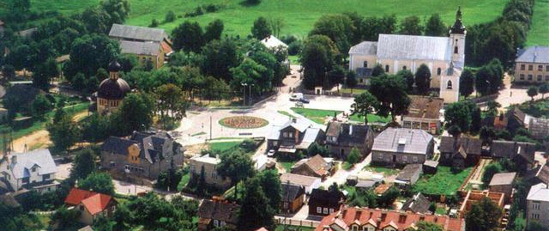 Brańsk z lotu ptaka (fot. Urząd Gminy Brańsk)
