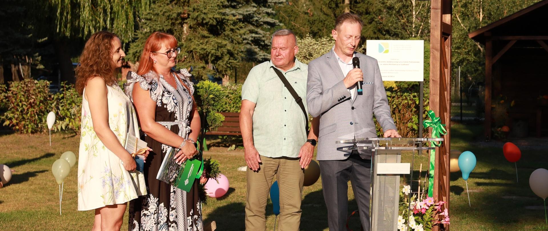 Otwarcie ogródka dydaktycznego w Szydłowie