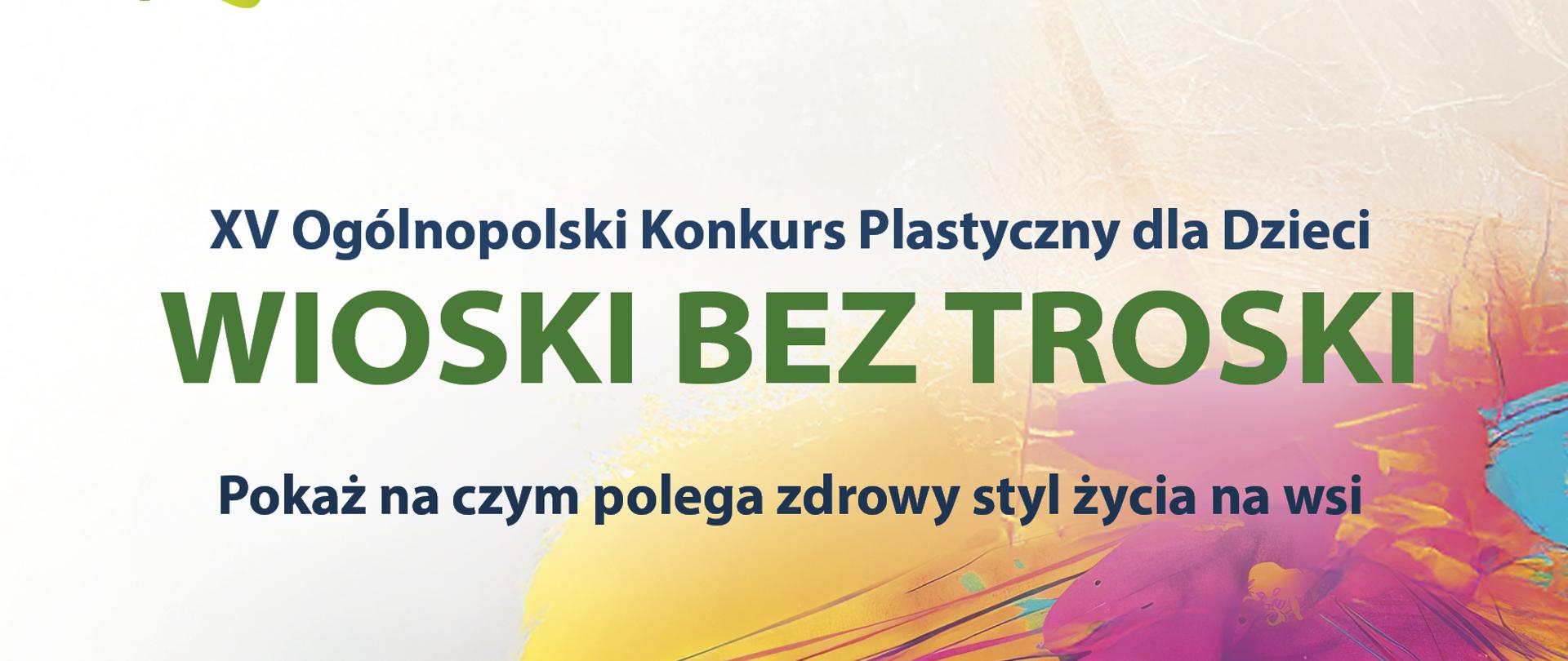 Plakat XV Konkurs Plastyczny