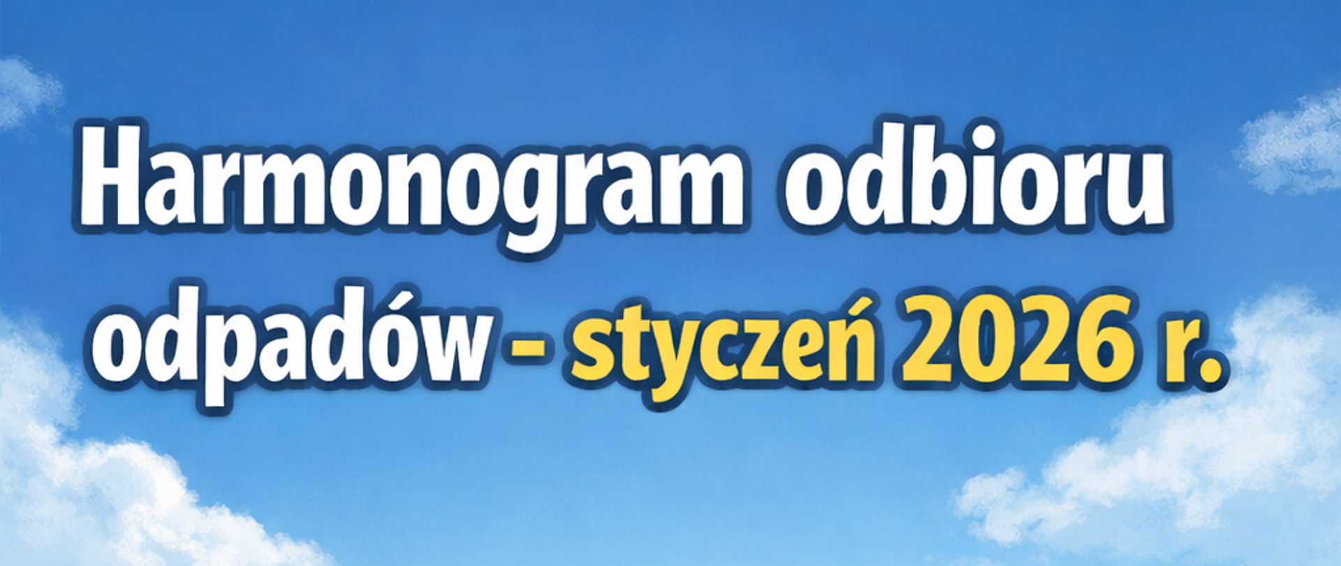 Harmonogram odpadów