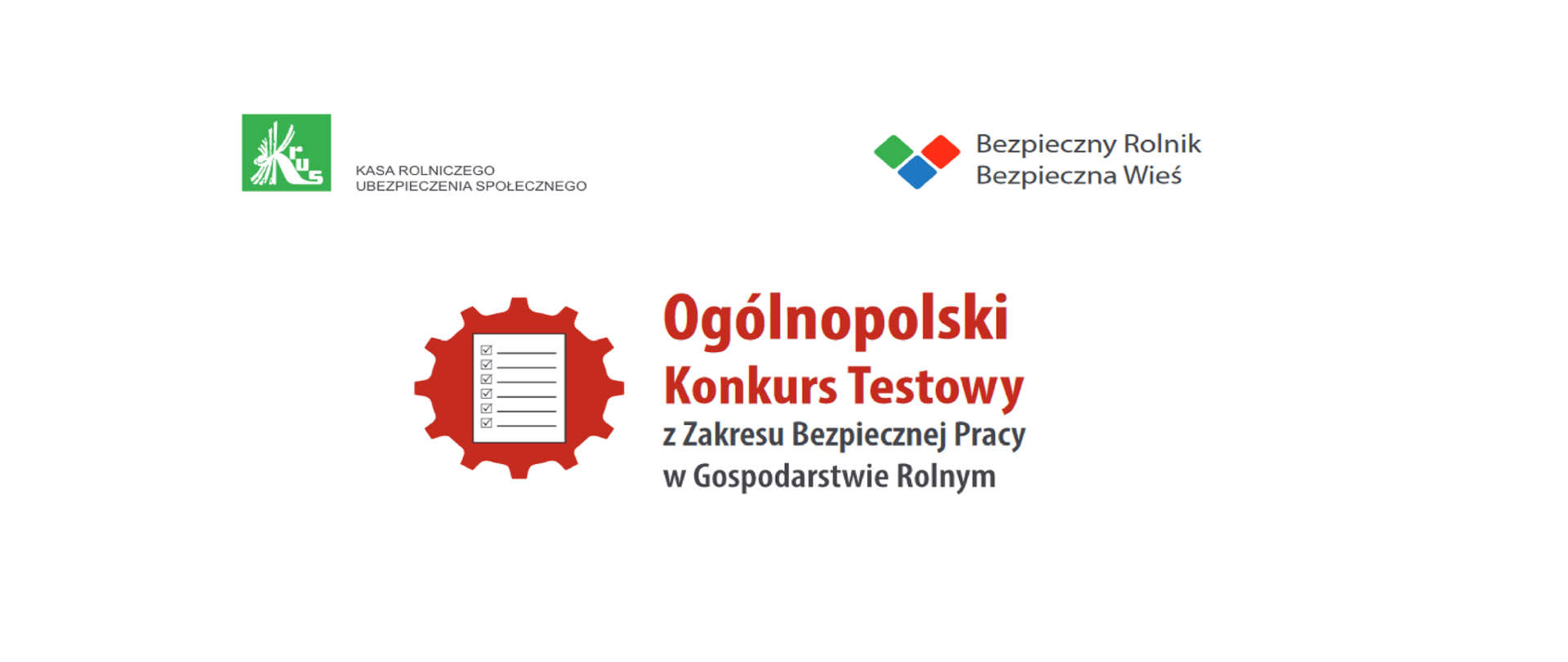 V Ogólnopolski Konkurs Testowy z Zakresu Bezpiecznej Pracy w Gospodarstwie Rolnym "Gdy zdrowie dopisuje bezpiecznie rolnik pracuje".