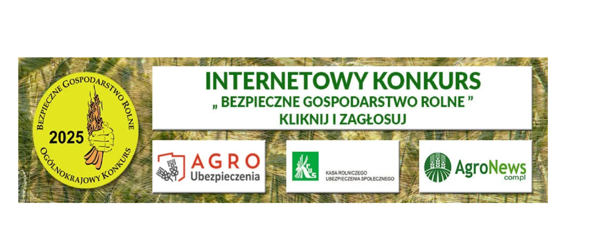  Ogólnokrajowy Konkurs „Bezpieczne Gospodarstwo Rolne”