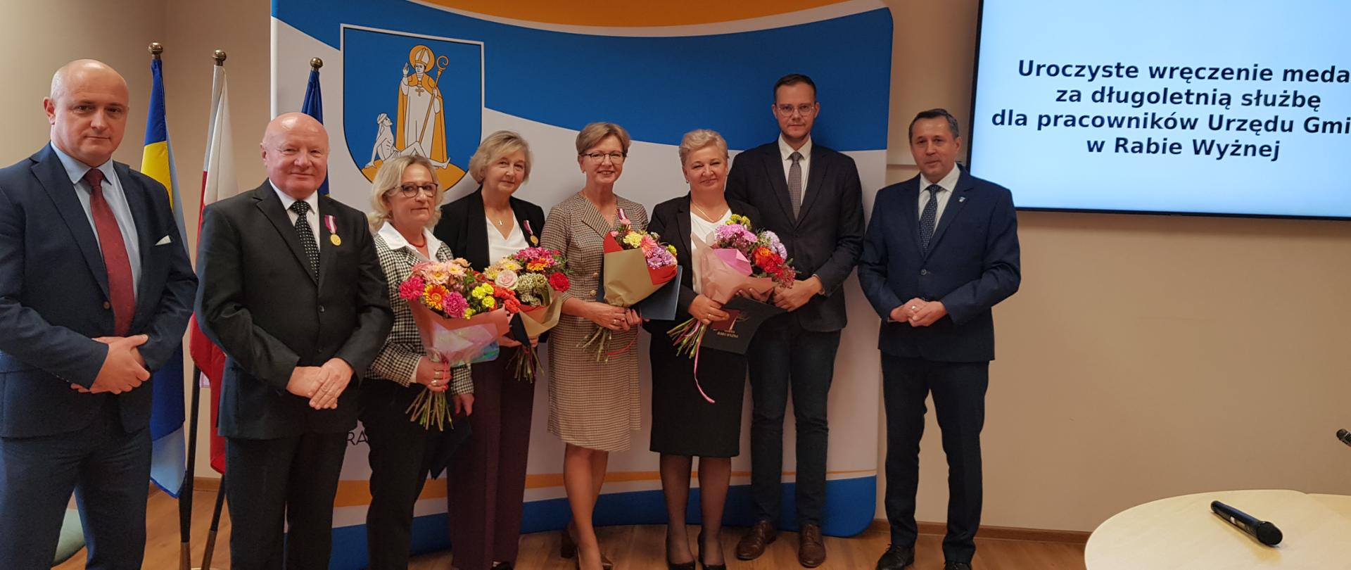 Uroczyste wręczenie odznaczeń państwowych w Urzędzie Gminy Raba Wyżna