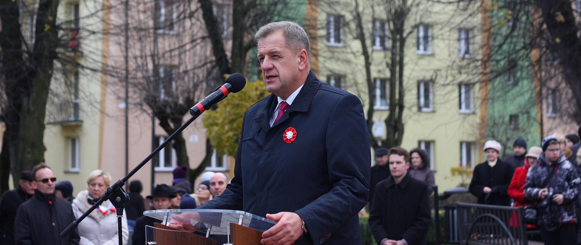Przemówienie Starosty Bielskiego Sławomira Jerzego Snarskiego w dniu Narodowego Święta Niepodległości