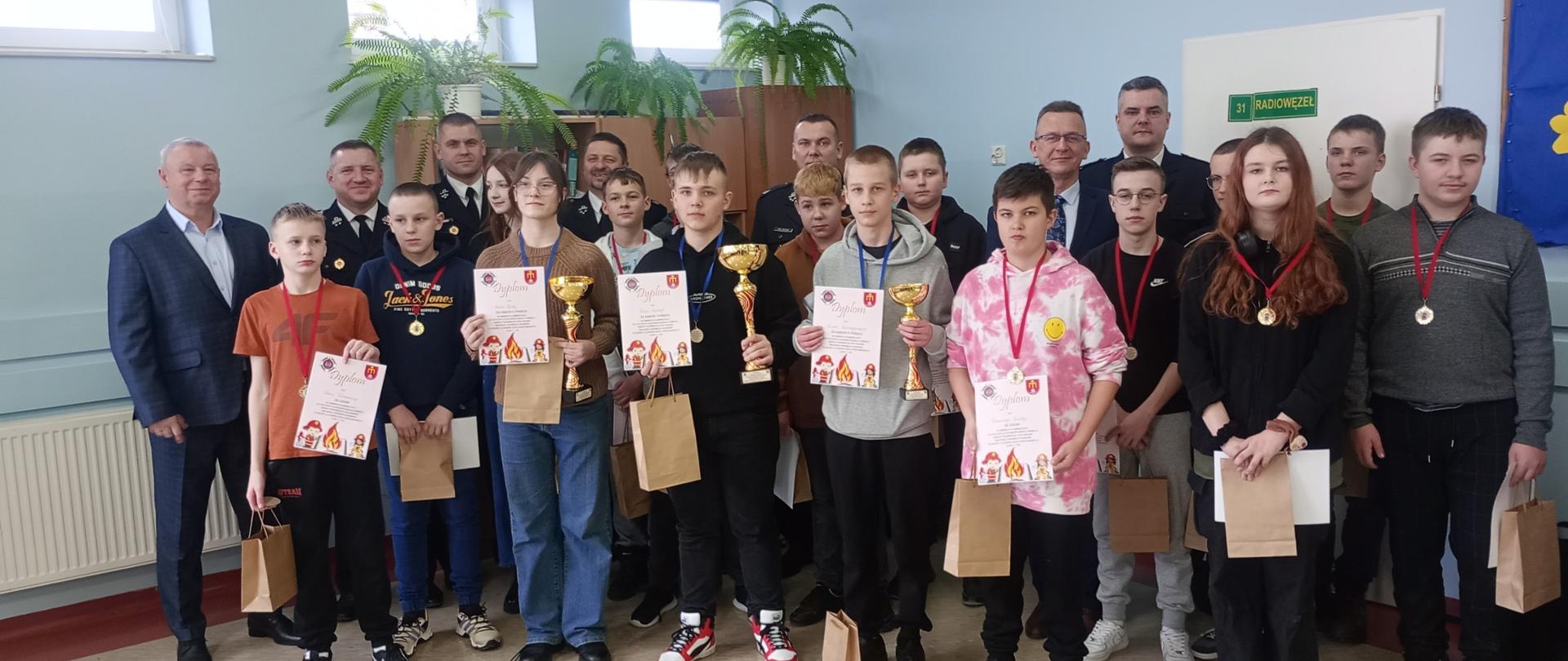 GMINNE ELIMINACJE TURNIEJU „MŁODZIEŻ ZAPOBIEGA POŻAROM”