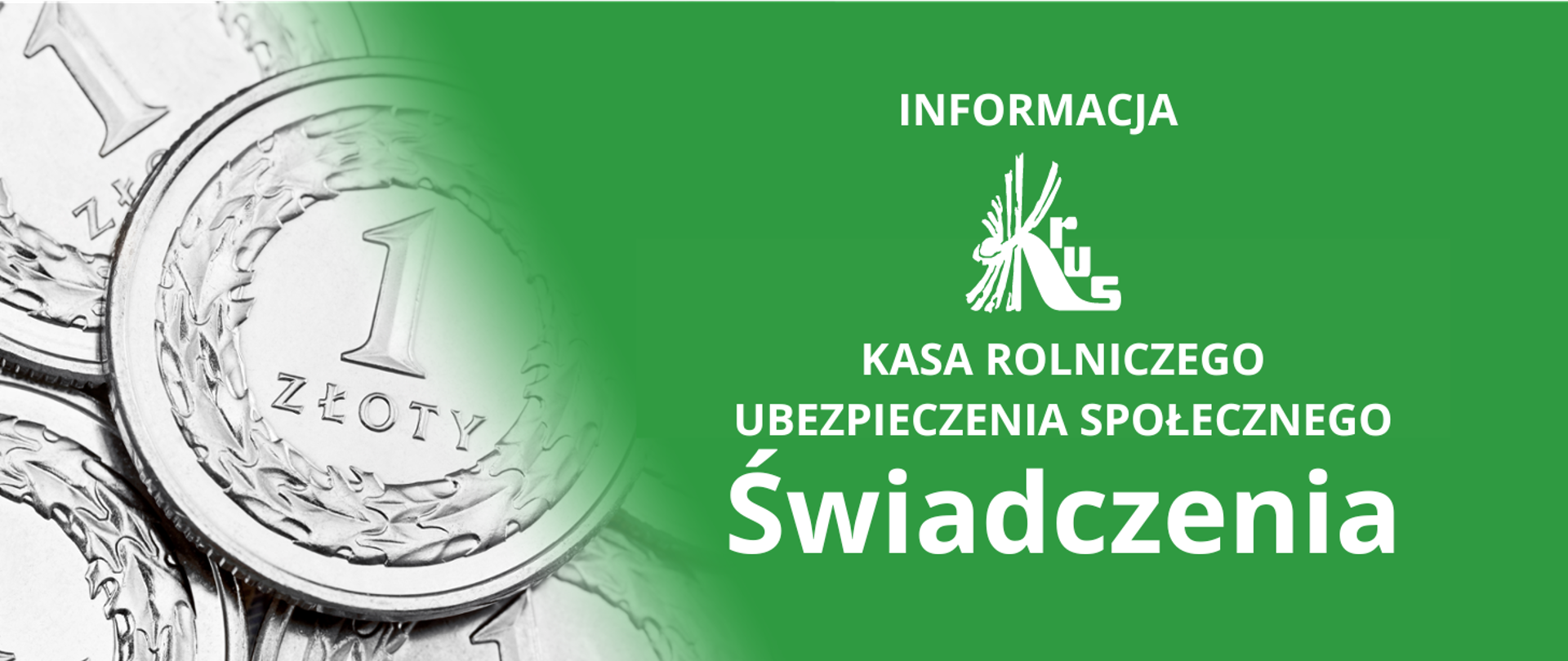 Informacja KRUS - Świadczenia