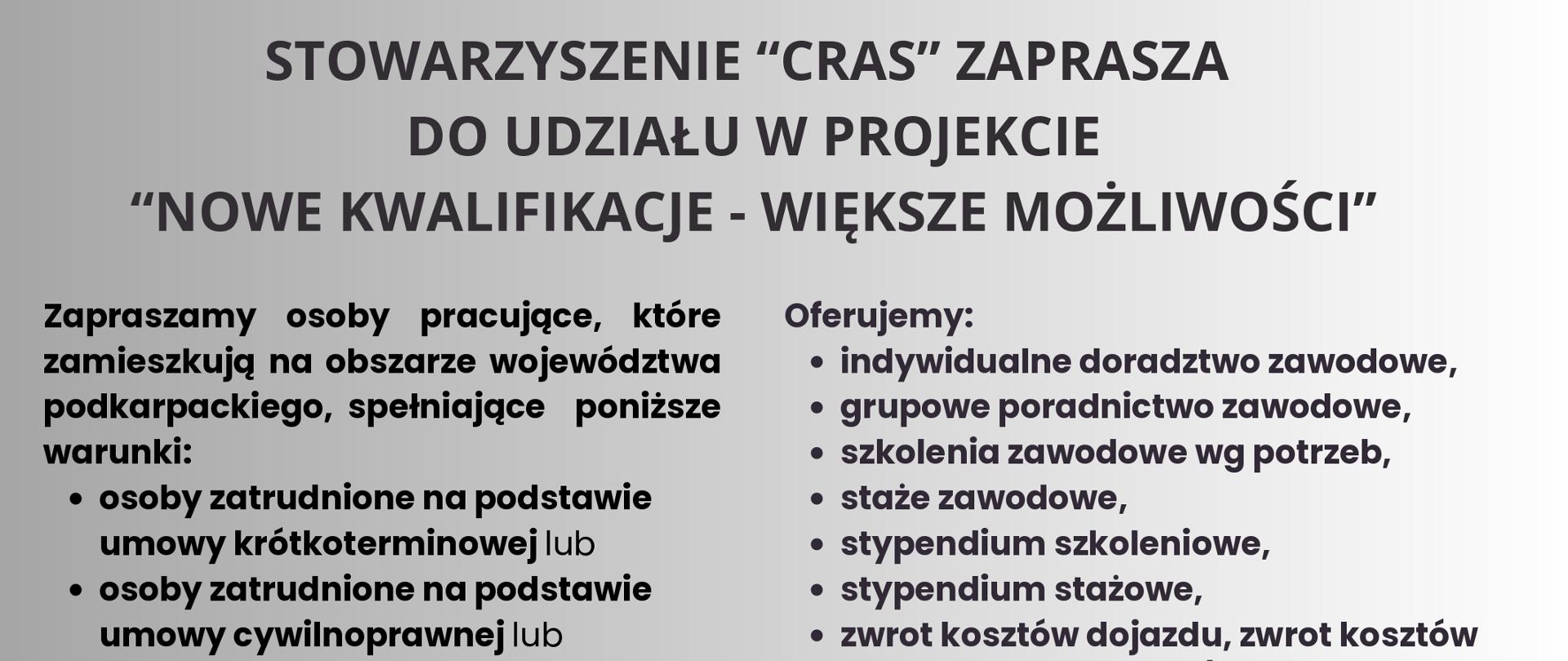 "Nowe kwalifikacje - większe możliwości"