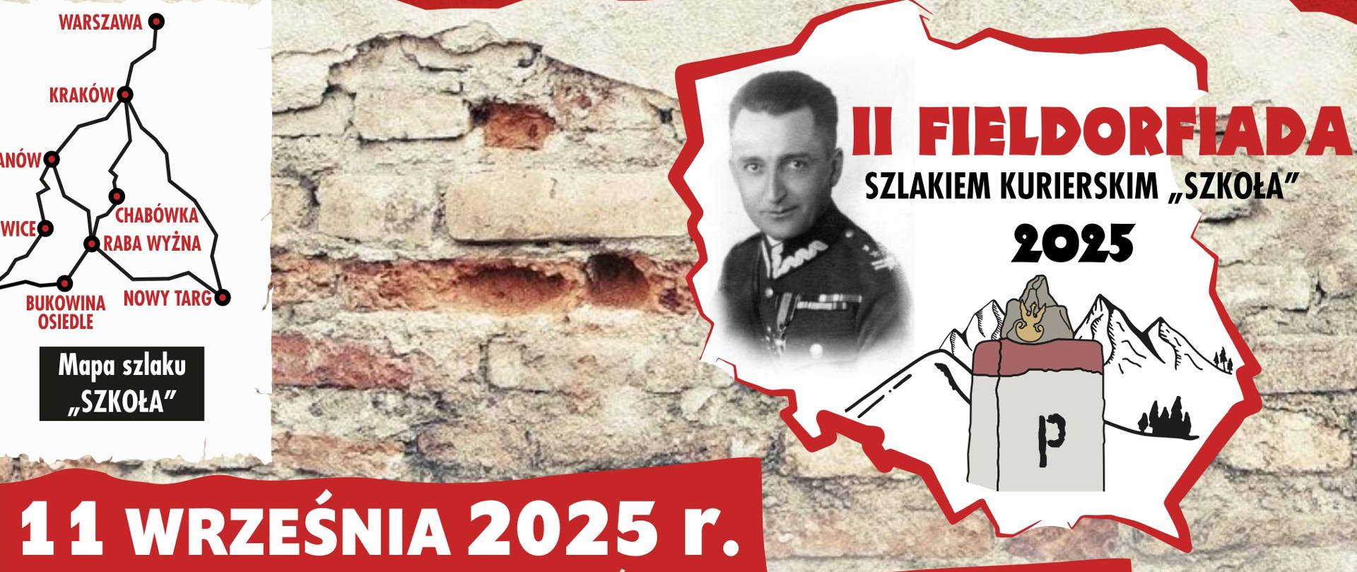 plakat i opis wydarzenia II Fieldorfiady.