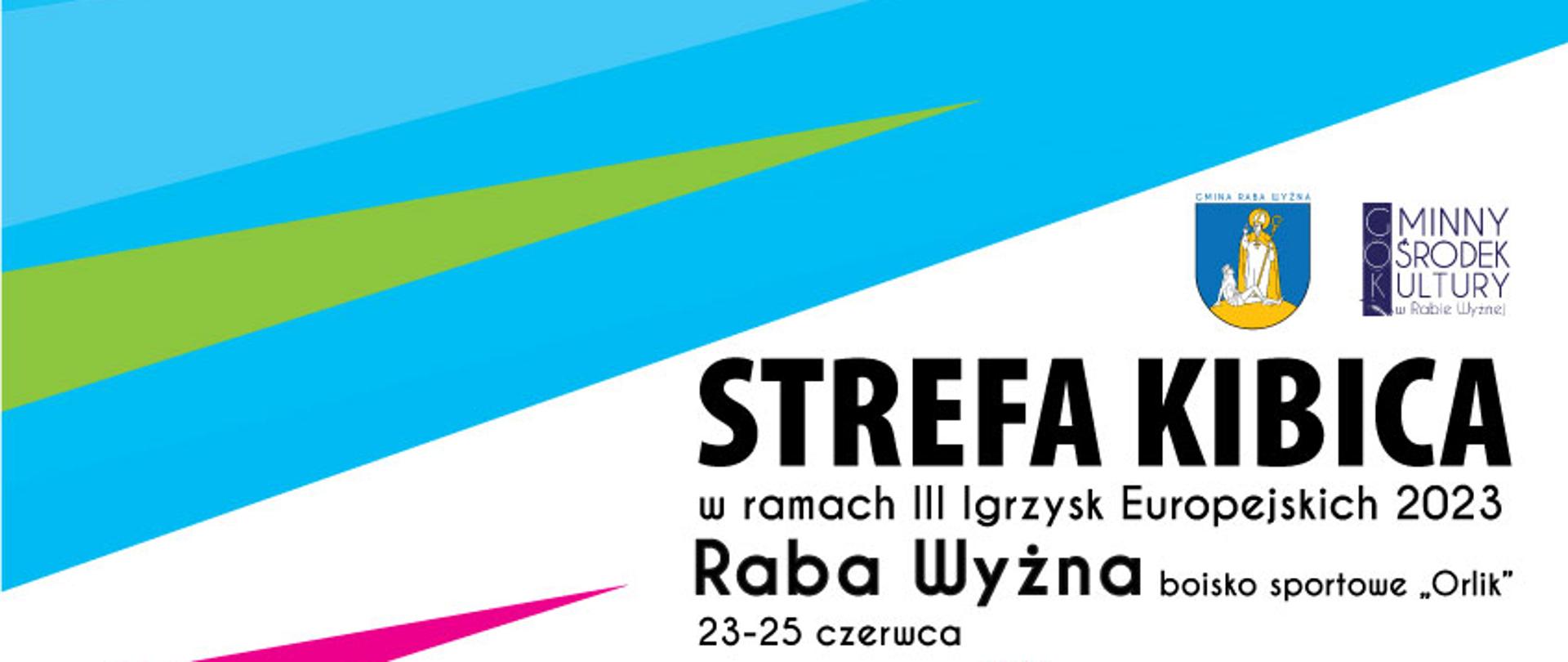 Plakat promujący wydarzenie III Igrzysk Europejskich