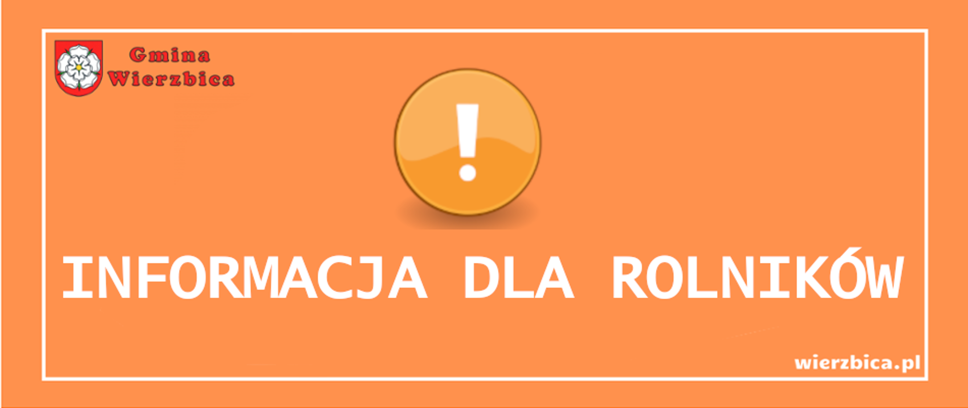 Informacja dla Rolników