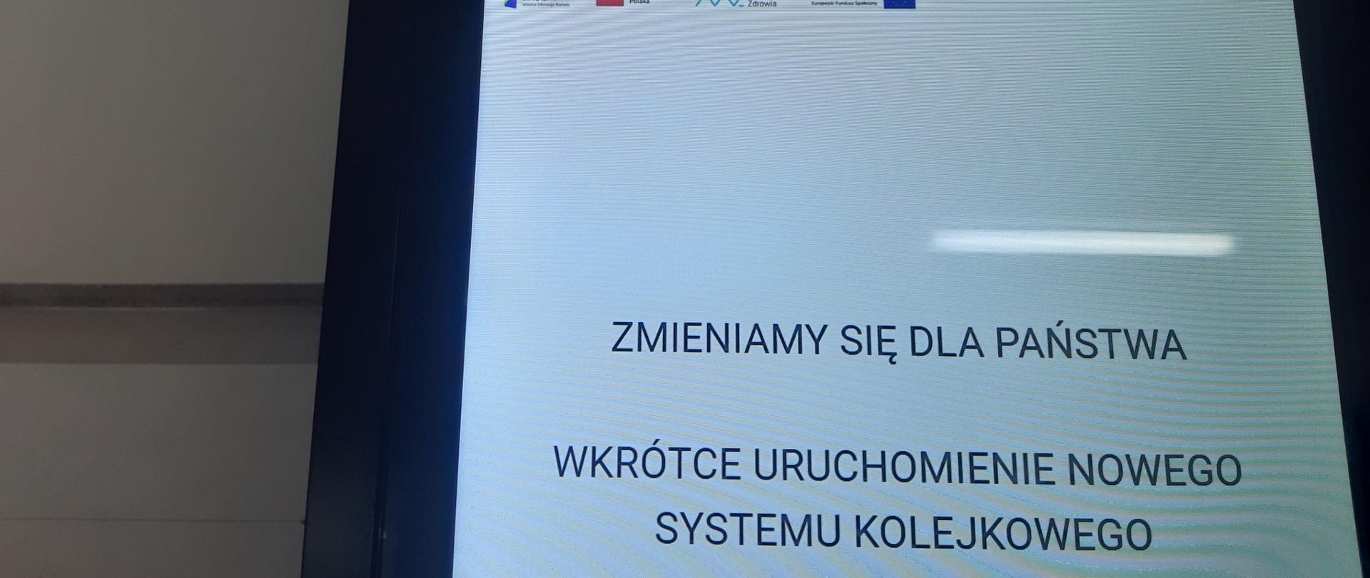 Widoczny ekran monitoru 