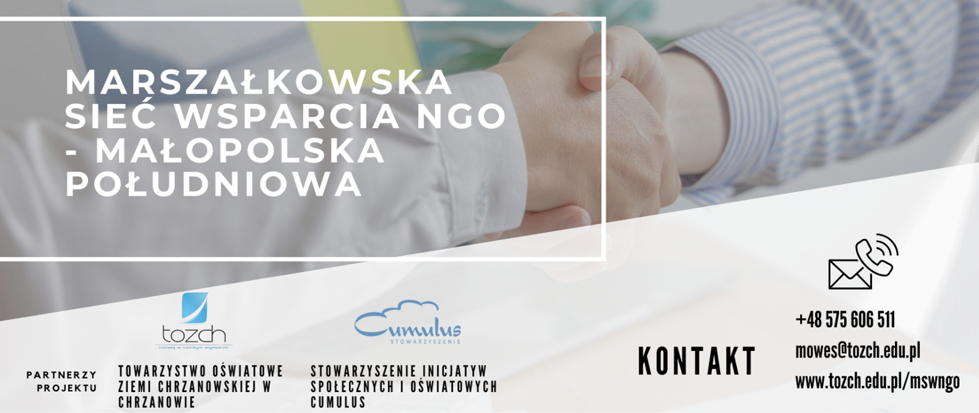 Plakat Marszałkowska sieć wsparcia ngo