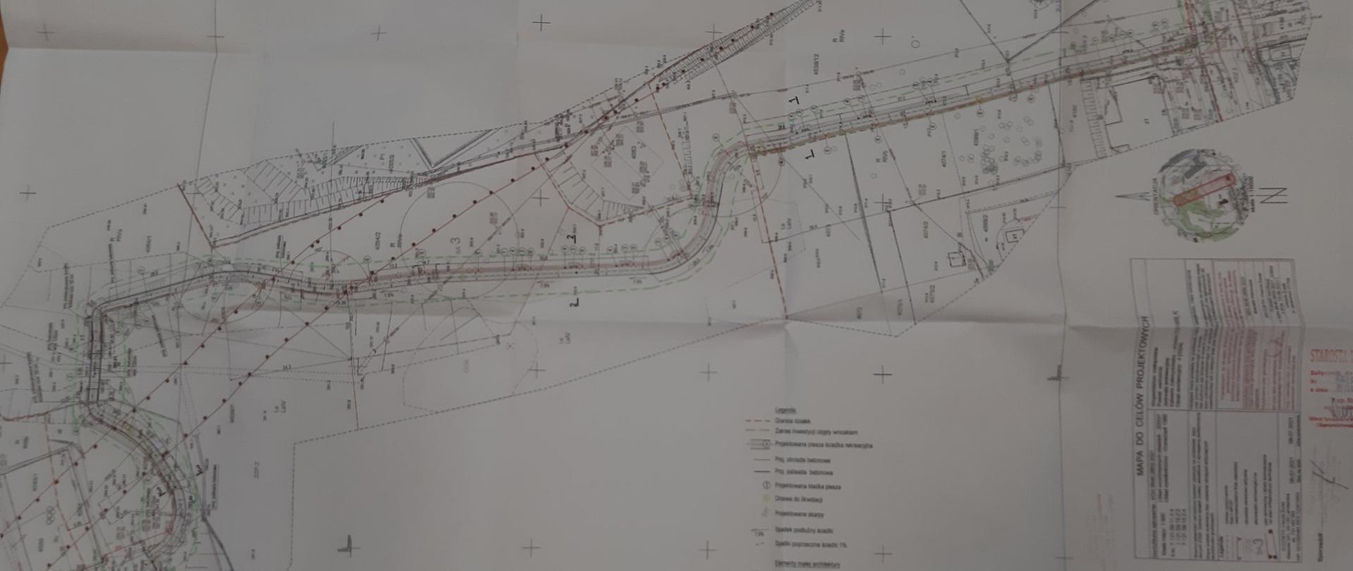 Fotografia planu ścieki w Kalwarii Zebrzydowskiej