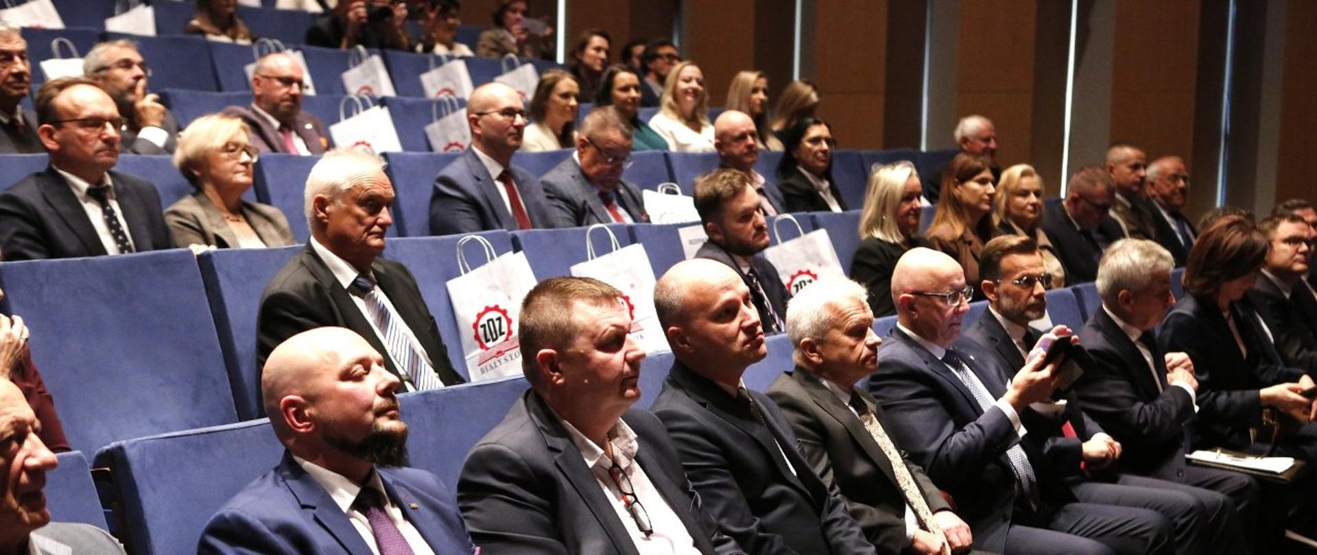 W uroczystości 80-lecia Zakładu Doskonalenia Zawodowego w Białymstoku wziął udział wicestarosta Piotr Bożko (fot. Magda Ciasnowska, www.poranny.pl) 