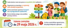PÓŁKOLONIE W GMINIE LUTOMIERSK