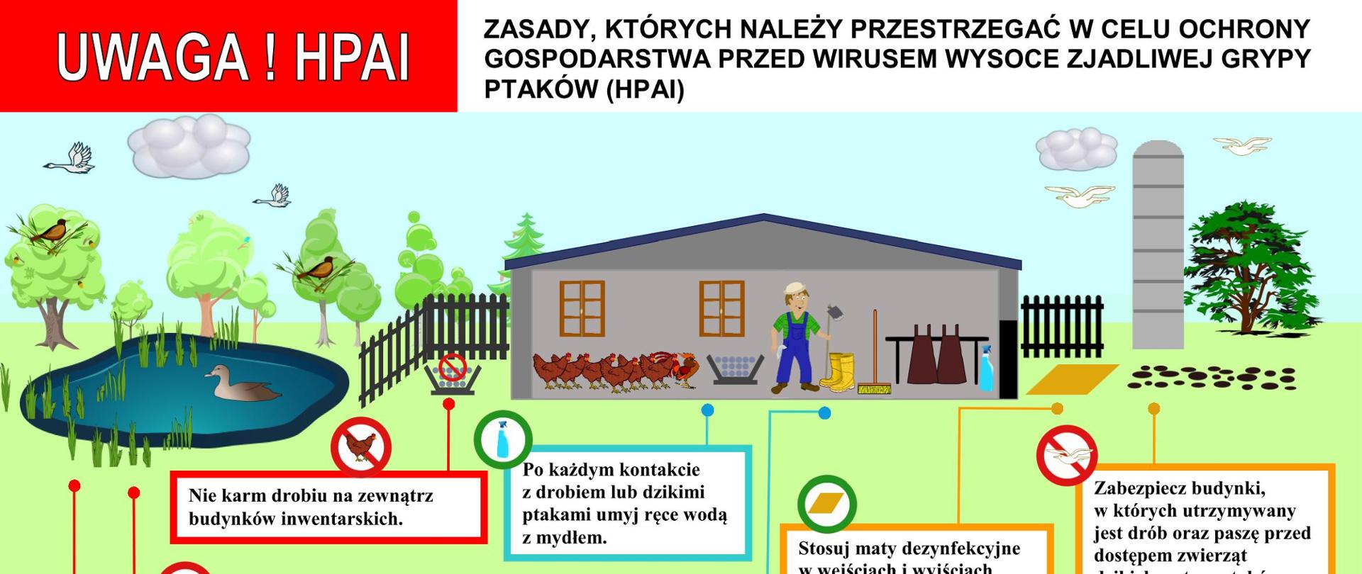 Ulotka Uwaga HPAI