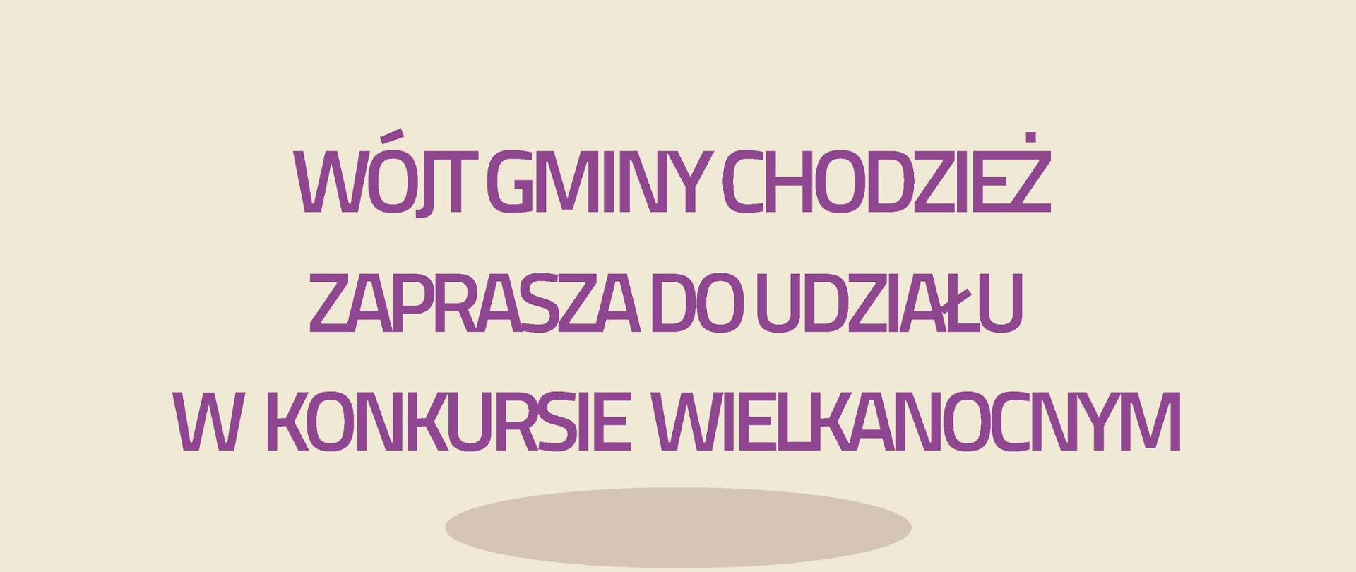 Plakat Konkurs Wielkanocny