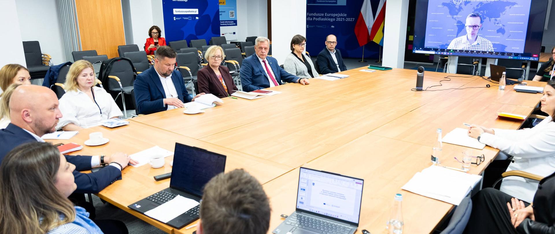 Spotkanie w ramach inicjatywy Catching-up Regions z udziałem starosty bielskiego Sławomira Jerzego Snarskiego (fot. Województwo Podlaskie)