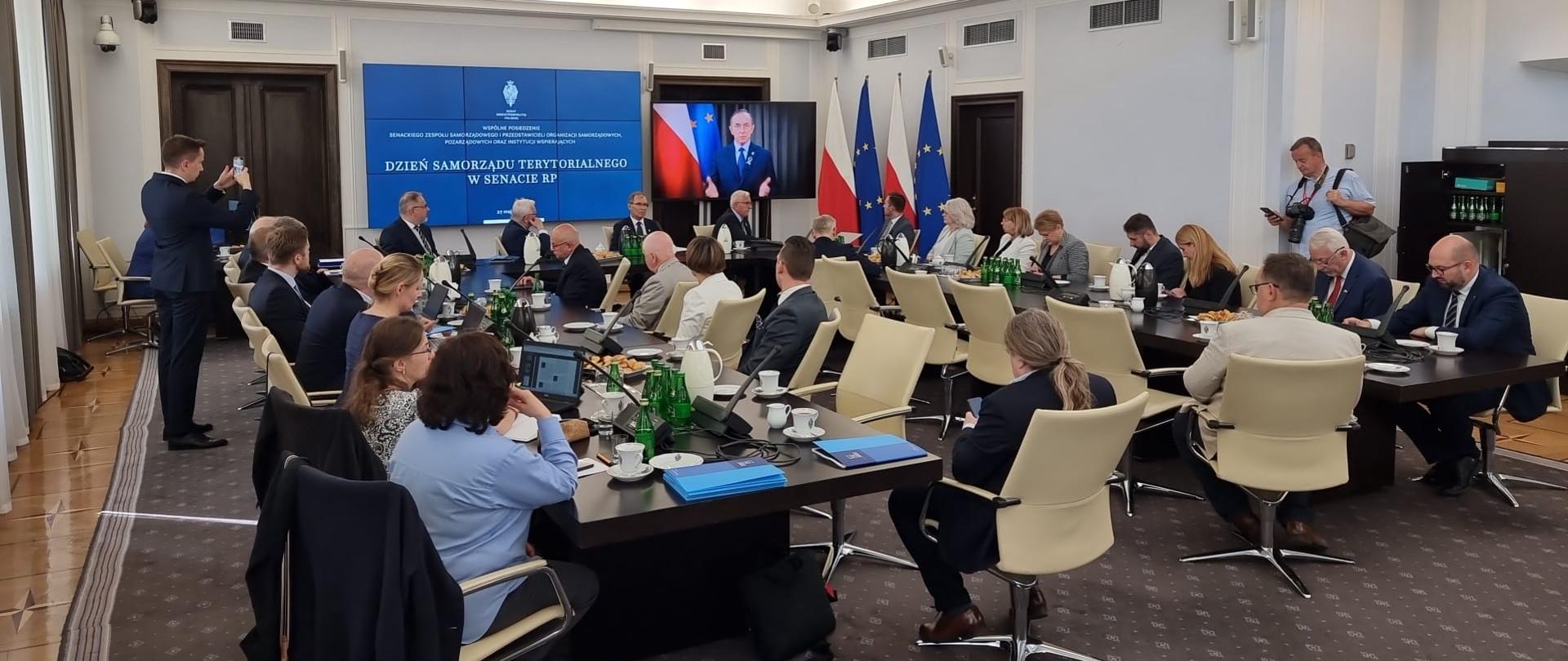 Wzmocnić samorząd terytorialny - debata w Senacie RP. Fot. ZPP