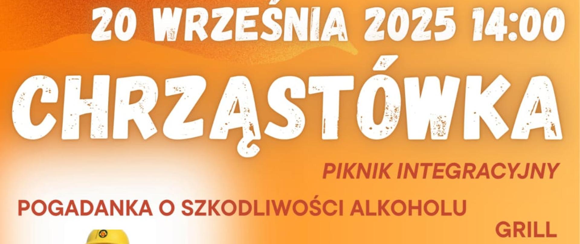 plakat Chrząstówka - piknik integracyjny