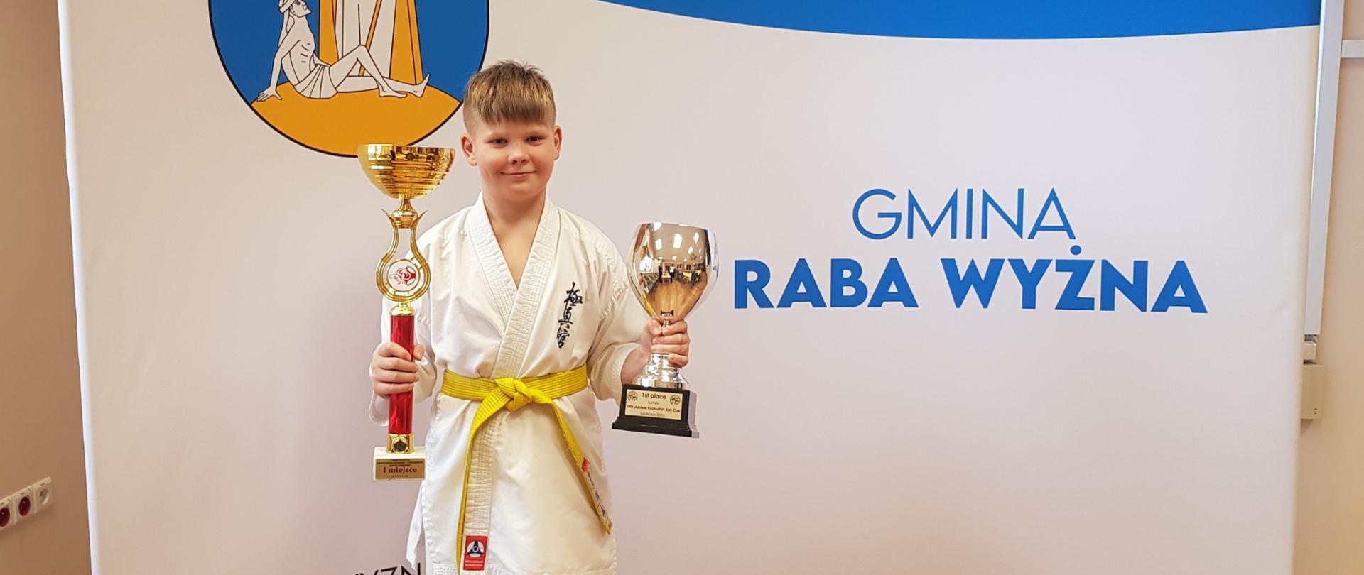 Gratulacje dla Kamila – młodego mistrza Karate Kyokushin