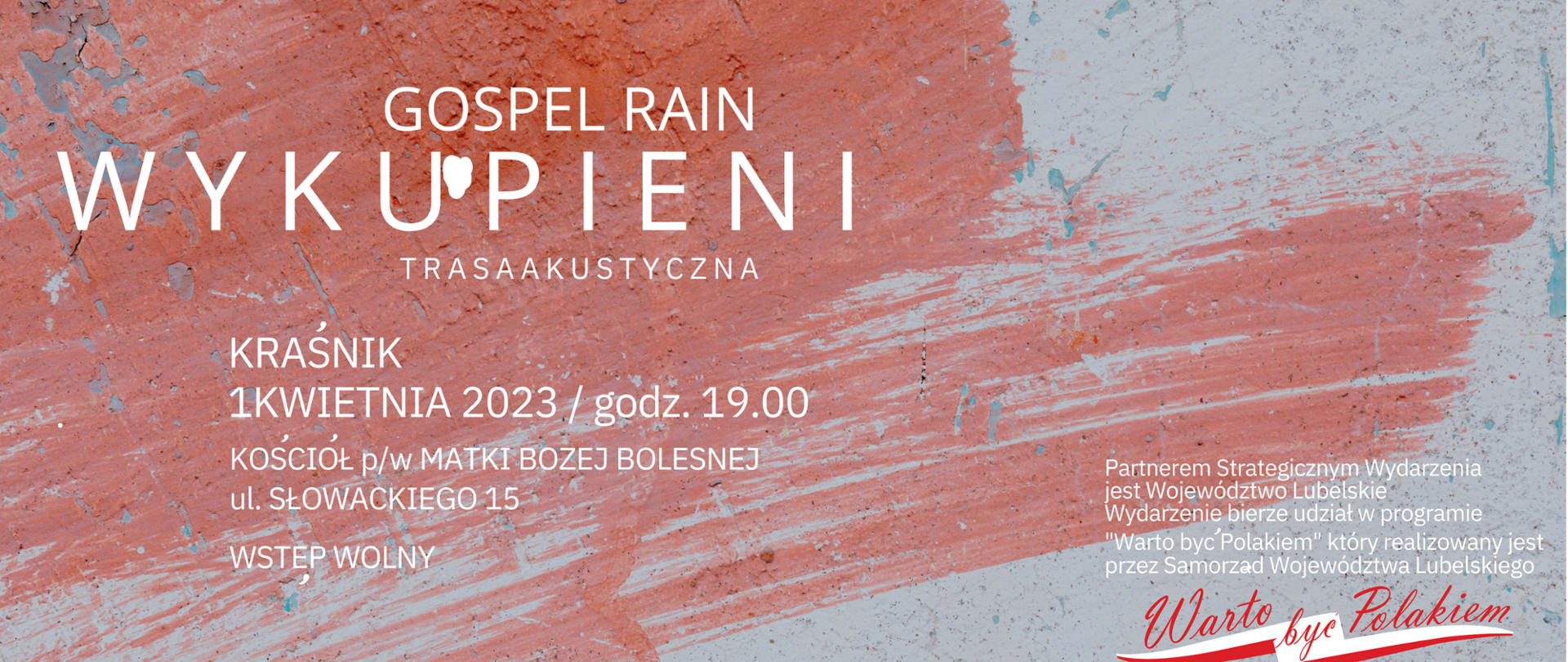 Koncert WYKUPIENI - plakat