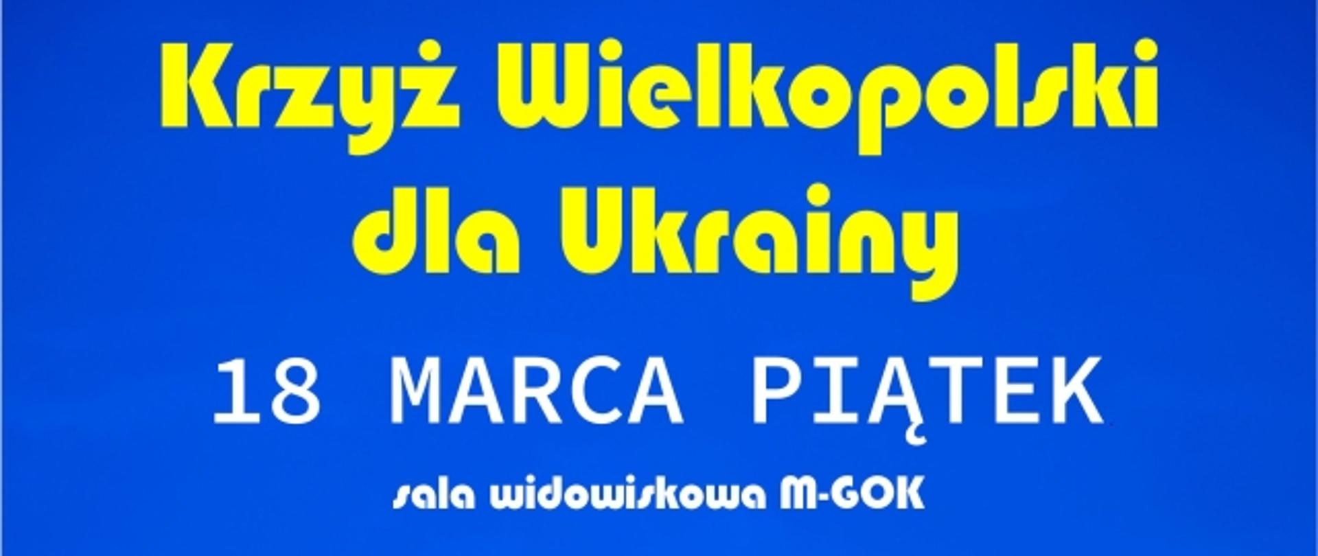 Koncert Krzyż Wielkopolski dla Ukrainy 