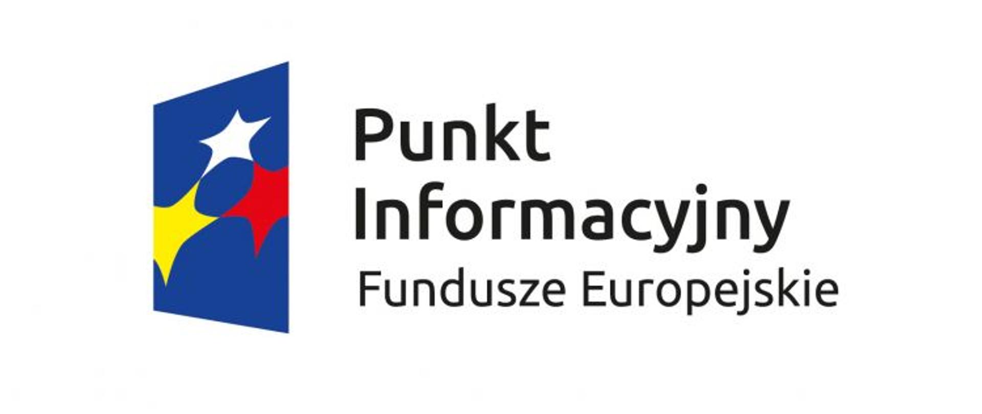 Plakat Punkt Informacyjny Fundusze Europejskie