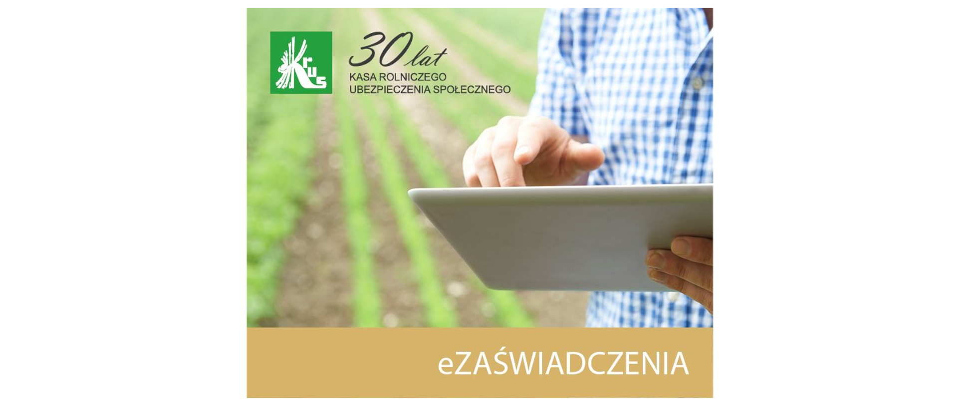 eZaświadczenie na portalu eKRUS - baner