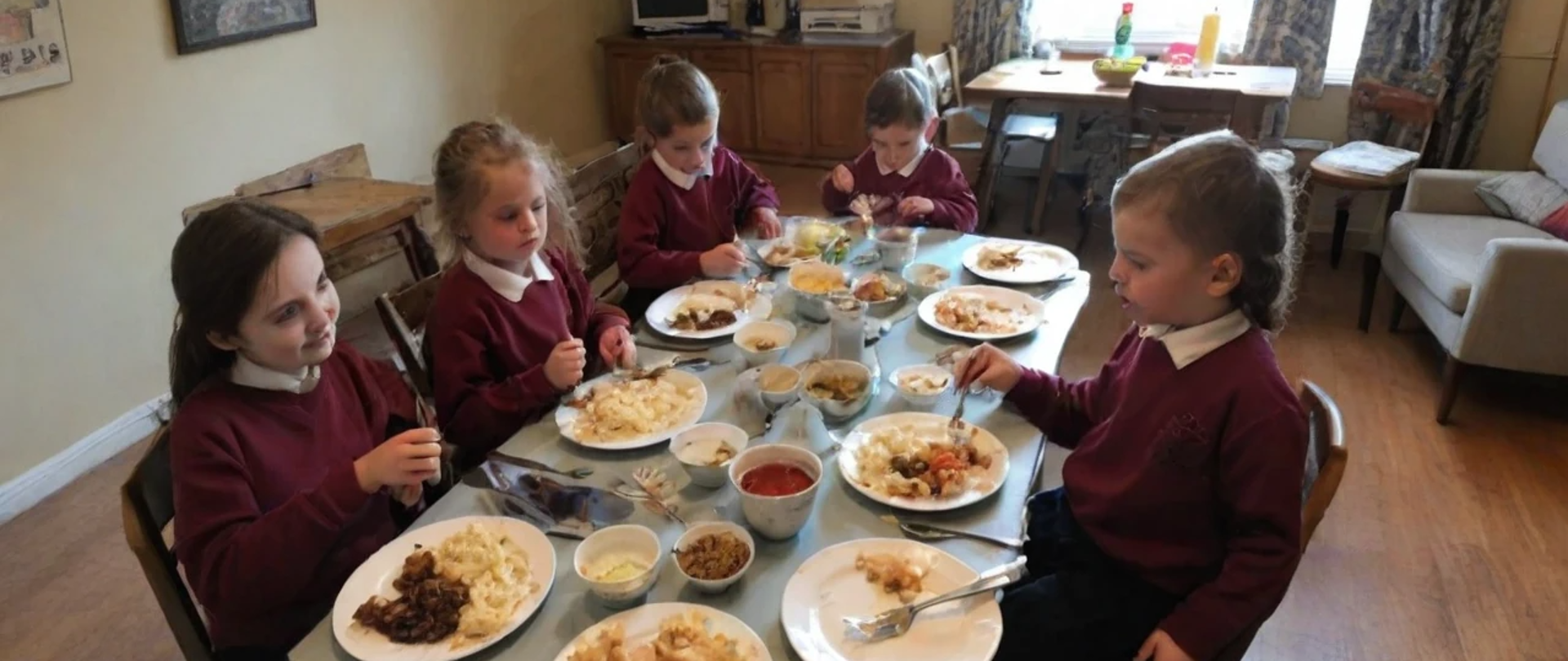 Posiłek w szkole i w domu